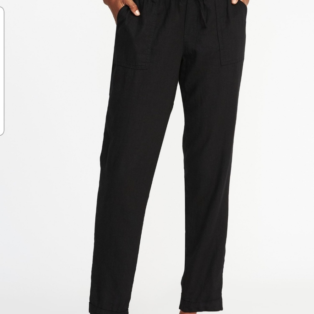 OLD NAVY LINEN ANKLE PANTS